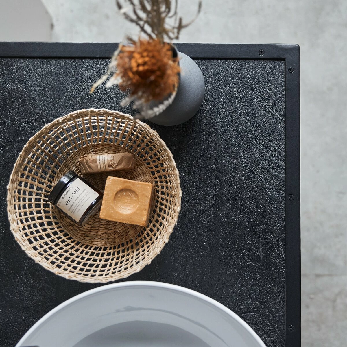 Arsène Solid Mango Wood And Metal Vanity Unit 90 Cm Ref. 3614 8 Arsène Solid Mango Wood And Metal Vanity Unit 90 Cm Ref. 3614 - Image 6