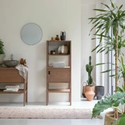 Arty Solid Walnut Storage Unit Ref. 4862