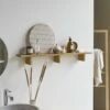 Bahya Solid Teak Horizontal Bathroom Shelf Ref. 2597 -TIKAMOON Sales 1200 1200 bahya solid teak horizontal bathroom shelf