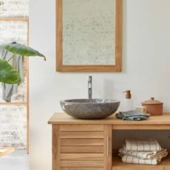 Calypso Grey Marble Washbasin Ref. 701