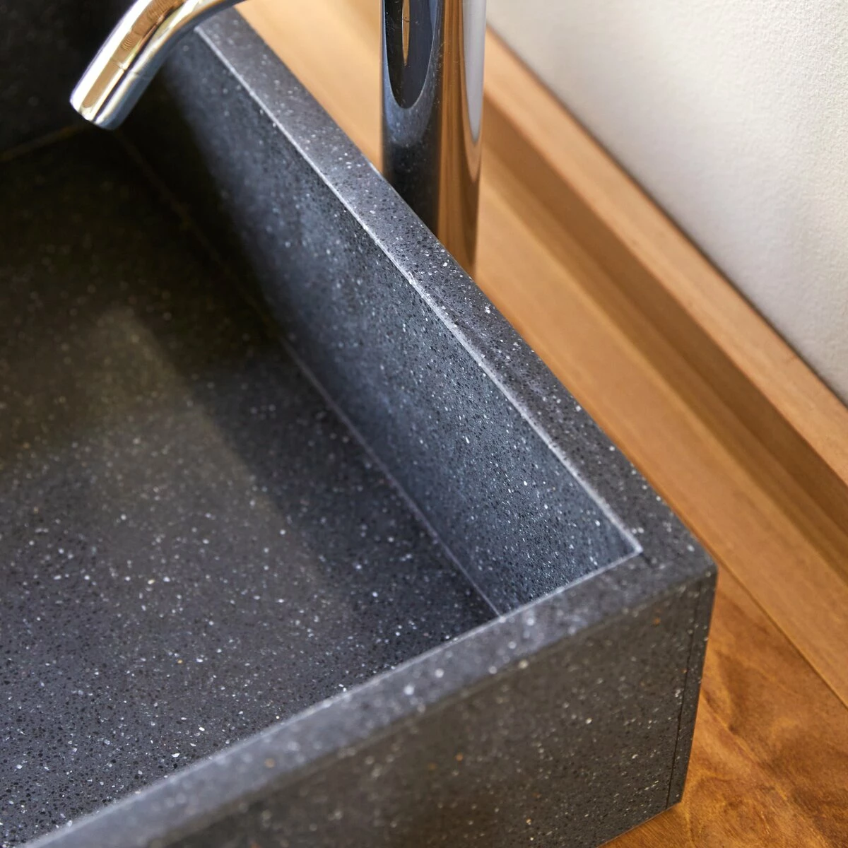 Ciro Square Black Premium Terrazzo Washbasin Ref. 3192 4 Ciro Square Black Premium Terrazzo Washbasin Ref. 3192 - Image 2