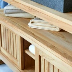 Colonial Solid Teak Vanity Unit 120 Cm Ref. 210 -TIKAMOON Sales 1200 1200 colonial solid teak vanity unit 120 cm 5