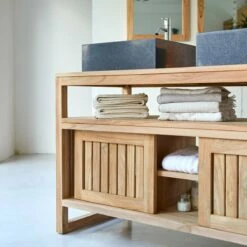 Colonial Solid Teak Vanity Unit 120 Cm Ref. 210 -TIKAMOON Sales 1200 1200 colonial solid teak vanity unit 120 cm 7