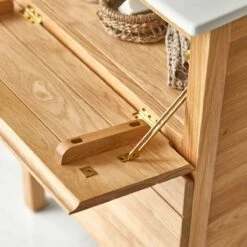 Easy Solid Oak And Ceramic Bathroom Unit 60 Cm Ref. 6178 -TIKAMOON Sales 1200 1200 easy 60 cm solid oak and ceramic bathroom unit 6