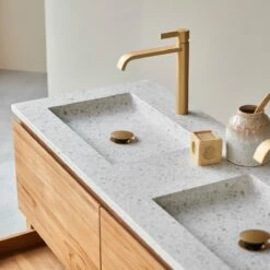 Edgar Moon 120 Cm Solid Teak And Premium Terrazzo Vanity Unit Ref. 6244 12 Edgar Moon 120 Cm Solid Teak And Premium Terrazzo Vanity Unit Ref. 6244 -TIKAMOON Sales 1200 1200 edgar moon 120 solid teak and premium terrazzo vanity unit 3