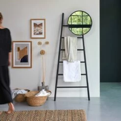 Elio Metal Towel Rack With Mirror Ref. 4703