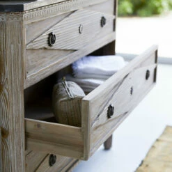 Emily Pine And Stone Bathroom Cabinet 100 Cm Ref. 3311 -TIKAMOON Sales 1200 1200 emily pine and stone bathroom cabinet 100 cm 4