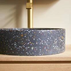 Gina Round Confetti Terrazzo Washbasin Ref. 6102 7 Gina Round Confetti Terrazzo Washbasin Ref. 6102 -TIKAMOON Sales 1200 1200 gina round confetti terrazzo washbasin 1
