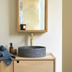 Gina Round Confetti Terrazzo Washbasin Ref. 6102 9 Gina Round Confetti Terrazzo Washbasin Ref. 6102 -TIKAMOON Sales 1200 1200 gina round confetti terrazzo washbasin 3