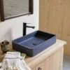 Iris Black Terrazzo Washbasin Ref. 6063 -TIKAMOON Sales 1200 1200 iris black terrazzo washbasin