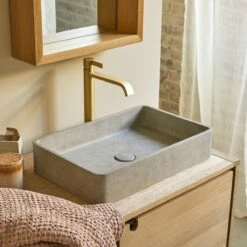 Iris Grey Concrete Washbasin Ref. 6057