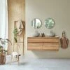 Jacob Solid Teak Vanity Unit 120 Cm Ref. 3444 -TIKAMOON Sales 1200 1200 jacob solid teak vanity unit 120 cm