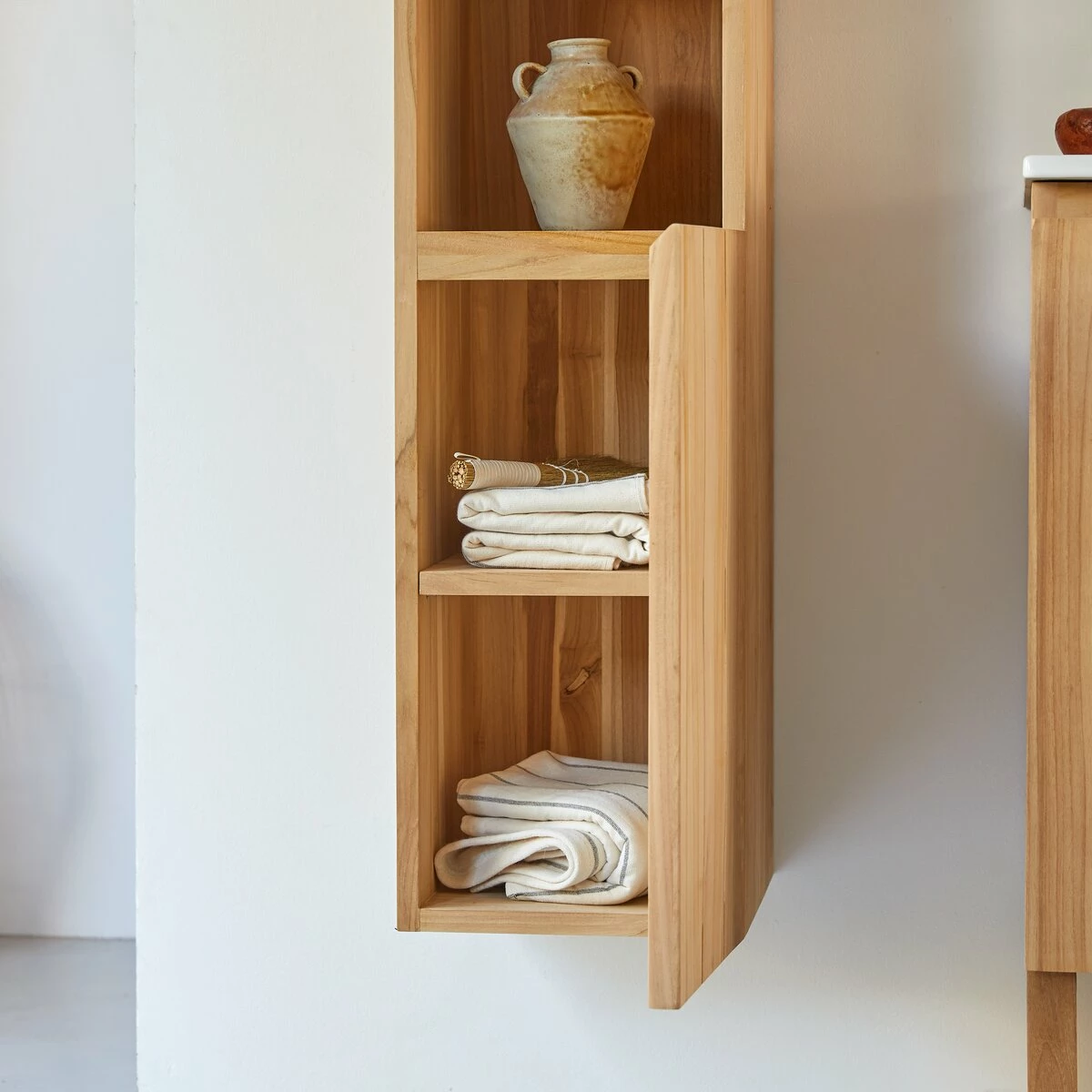 Jill Solid Teak Column Ref. 2576 4 Jill Solid Teak Column Ref. 2576 - Image 2