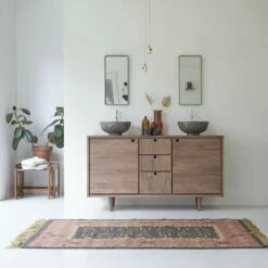 Jonàk Solid Walnut Vanity Unit 145 Cm Ref. 3938