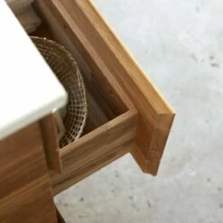 Karl Solid Oak And Ceramic Bathroom Cabinet 120 Cm Ref. 2363 -TIKAMOON Sales 1200 1200 karl solid oak and ceramic bathroom cabinet 120 cm 2