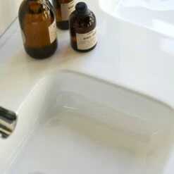 Karl Solid Oak And Ceramic Bathroom Cabinet 120 Cm Ref. 2363 -TIKAMOON Sales 1200 1200 karl solid oak and ceramic bathroom cabinet 120 cm 4