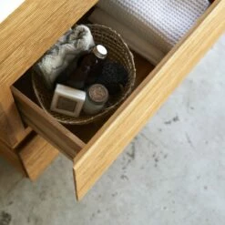 Karl Solid Oak And Ceramic Bathroom Cabinet 120 Cm Ref. 2363 -TIKAMOON Sales 1200 1200 karl solid oak and ceramic bathroom cabinet 120 cm 6