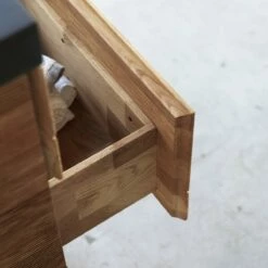 Karl Solid Oak And Lava Stone Bathroom Cabinet 60 Cm Ref. 2361 -TIKAMOON Sales 1200 1200 karl solid oak and lava stone bathroom cabinet 60 cm 2