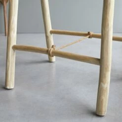 Kilim Solid Teak Single Towel Rack Ref. 3683 -TIKAMOON Sales 1200 1200 kilim solid teak single towel rack 2