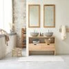 Kwarto Solid Oak Vanity Unit 110 Cm Ref. 3841 -TIKAMOON Sales 1200 1200 kwarto solid oak vanity unit 110 cm