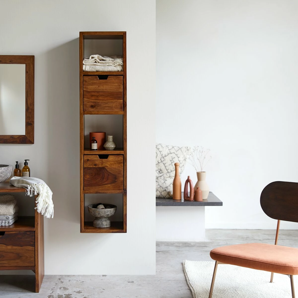 Kwarto Solid Sheesham Column Ref. 1835 3 Kwarto Solid Sheesham Column Ref. 1835