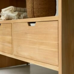 Kwarto Solid Teak Vanity Unit 110 Cm Ref. 2196 -TIKAMOON Sales 1200 1200 kwarto solid teak vanity unit 110 cm 4