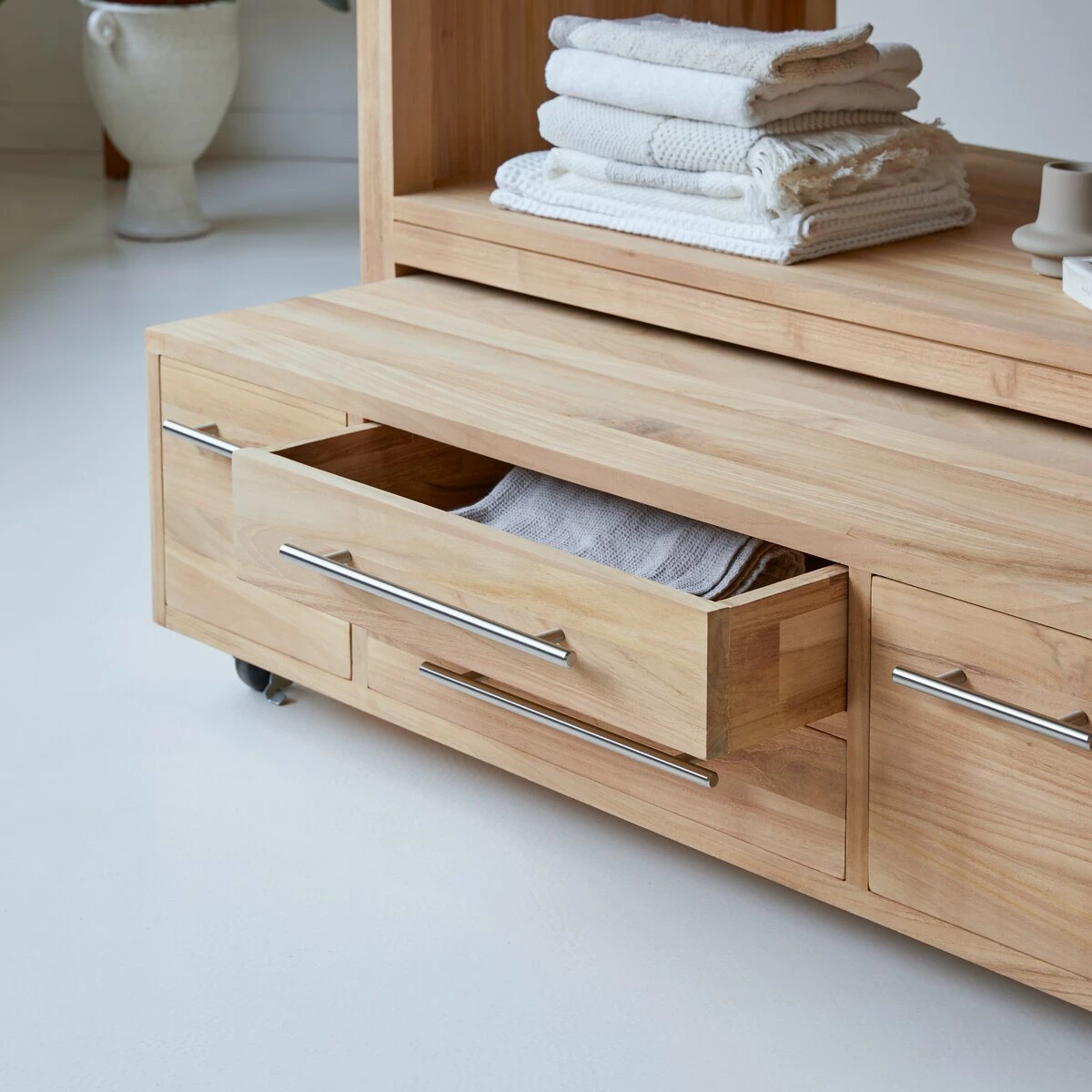 Layang Solid Teak Vanity Unit 120 Cm Ref. 1714 7 Layang Solid Teak Vanity Unit 120 Cm Ref. 1714 - Image 5