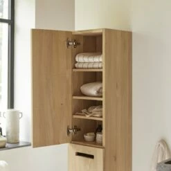 Line Solid Oak Tall Cabinet With Mirror Ref. 6405 8 Line Solid Oak Tall Cabinet With Mirror Ref. 6405 -TIKAMOON Sales 1200 1200 line solid oak tall cabinet with mirror 1