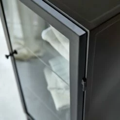 Lison Glazed Metal Cabinet Ref. 2644 -TIKAMOON Sales 1200 1200 lison glazed metal cabinet 2