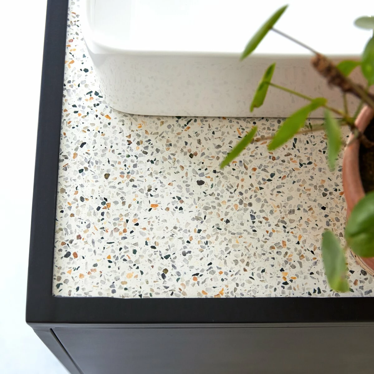 Lizzie Terrazzo And Metal Vanity Unit 90 Cm Ref. 4013 4 Lizzie Terrazzo And Metal Vanity Unit 90 Cm Ref. 4013 - Image 2