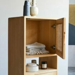 Luis Solid Elm And Canework Low Cabinet Ref. 4401 -TIKAMOON Sales 1200 1200 luis solid elm and canework low cabinet 4