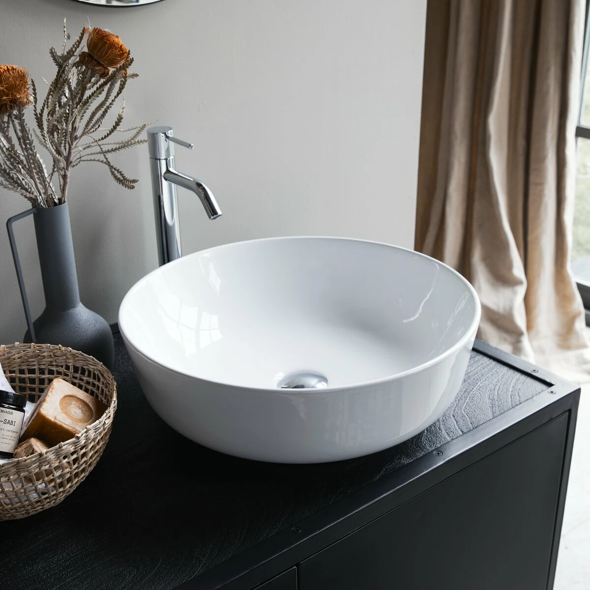 Luna Ceramic Washbasin Ref. 3612 4 Luna Ceramic Washbasin Ref. 3612 - Image 2