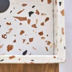 Made Brown Square Premium Terrazzo Washbasin Made Ref. 6449 13 Made Brown Square Premium Terrazzo Washbasin Made Ref. 6449 -TIKAMOON Sales 1200 1200 made premium terrazzo brown washbasin 5