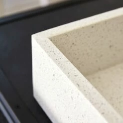 Made White Square Premium Terrazzo Washbasin Ref. 3195 -TIKAMOON Sales 1200 1200 made premium terrazzo washbasin 4