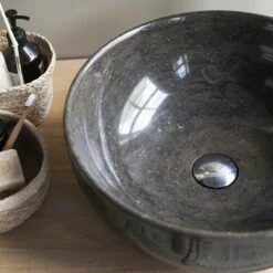 Mia Dark Grey Marble Washbasin Ref. 3588 10 Mia Dark Grey Marble Washbasin Ref. 3588 -TIKAMOON Sales 1200 1200 mia dark grey marble washbasin 2