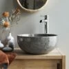 Mia Light Grey Marble Washbasin Ref. 3585 -TIKAMOON Sales 1200 1200 mia light grey marble washbasin