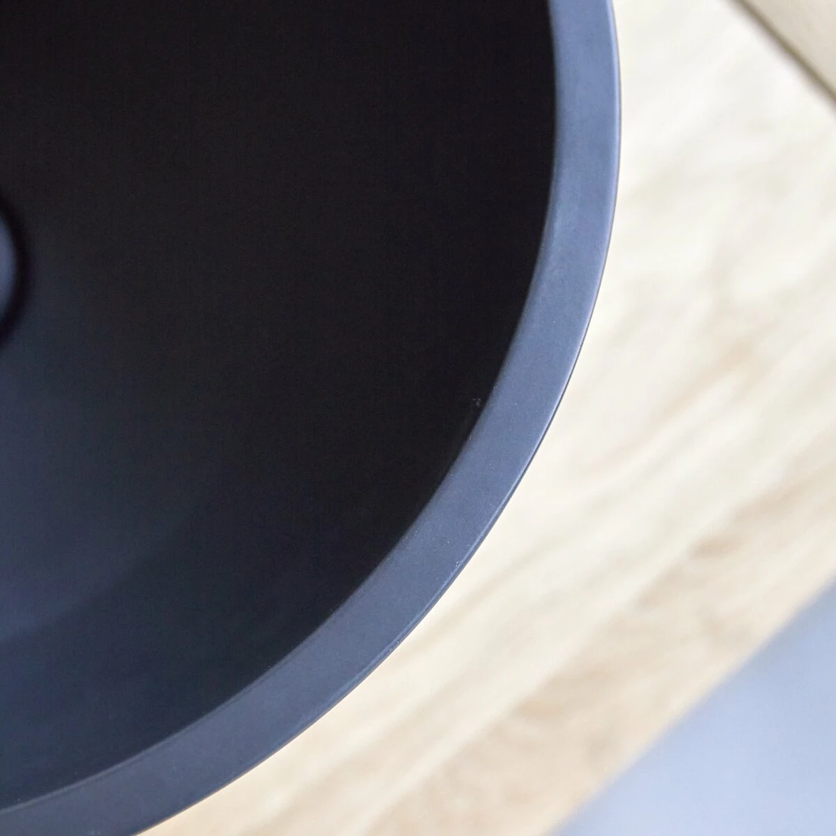 Micha Round Black Terrazzo Washbasin Ref. 6104 8 Micha Round Black Terrazzo Washbasin Ref. 6104 - Image 6