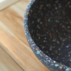 Micha Round Confetti Terrazzo Basin Ref. 6223 -TIKAMOON Sales 1200 1200 micha round washbasin in confetti terrazzo 2