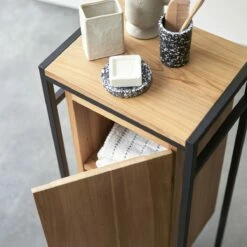 Michal Solid Teak And Metal Base Unit Ref. 2300 -TIKAMOON Sales 1200 1200 michal solid teak and metal base unit 4