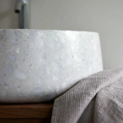 Milos Round Moon Premium Terrazzo Basin Ref. 3198 -TIKAMOON Sales 1200 1200 milos premium terrazzo basin 4