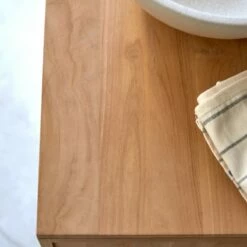 Minimalys Solid Teak Vanity Unit 145 Cm Ref. 2281 -TIKAMOON Sales 1200 1200 minimalys solid teak vanity unit 145 cm 2