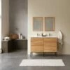 Nova Solid Oak And Ceramic Vanity Unit 120 Cm Ref. 6079 -TIKAMOON Sales 1200 1200 nova solid oak and ceramic vanity unit 120 cm