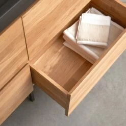 Nova Solid Oak And Lava Stone Vanity Unit 120 Cm Ref. 6174 13 Nova Solid Oak And Lava Stone Vanity Unit 120 Cm Ref. 6174 -TIKAMOON Sales 1200 1200 nova solid oak and lava stone vanity unit 120 cm 4