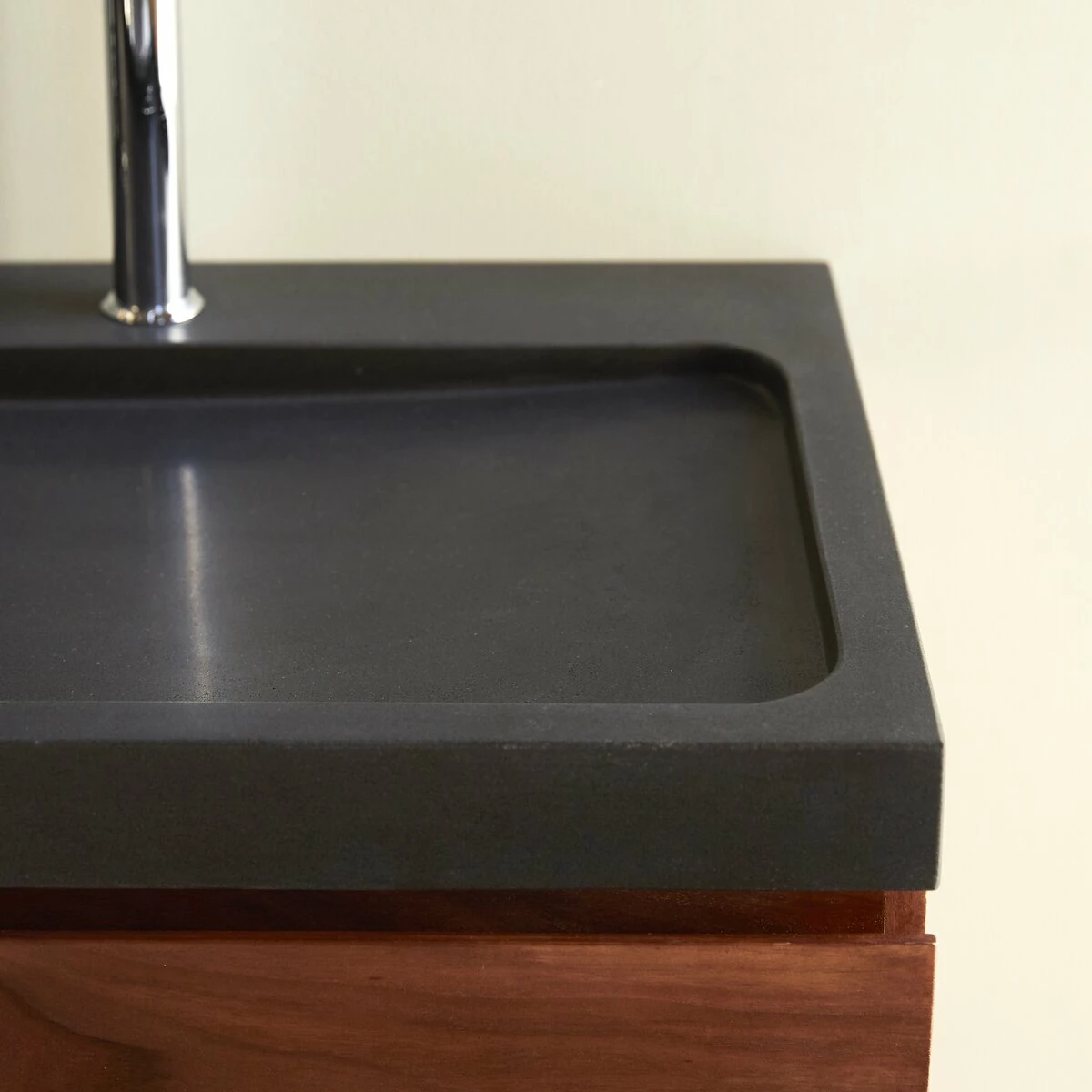 Nova Solid Sheesham And Lava Stone Bathroom Cabinet 120 Cm Ref. 2564 5 Nova Solid Sheesham And Lava Stone Bathroom Cabinet 120 Cm Ref. 2564 - Image 3