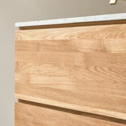 Nova Vanity Unit In Solid Oak And Moon Premium Terrazzo 80 Cm Ref. 6246 -TIKAMOON Sales 1200 1200 nova vanity unit in solid oak and moon premium terrazzo 80 3