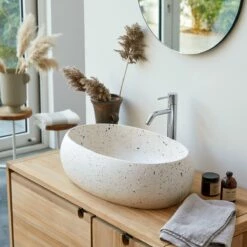 Orion Confetti Terrazzo Washbasin Ref. 2107 -TIKAMOON Sales 1200 1200 orion confetti terrazzo washbasin 3