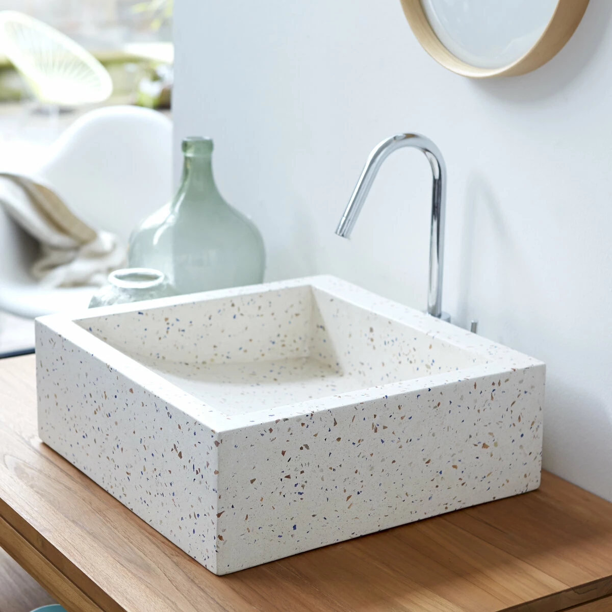 Pegase Confetti Terrazzo Washbasin Ref. 2108 3 Pegase Confetti Terrazzo Washbasin Ref. 2108