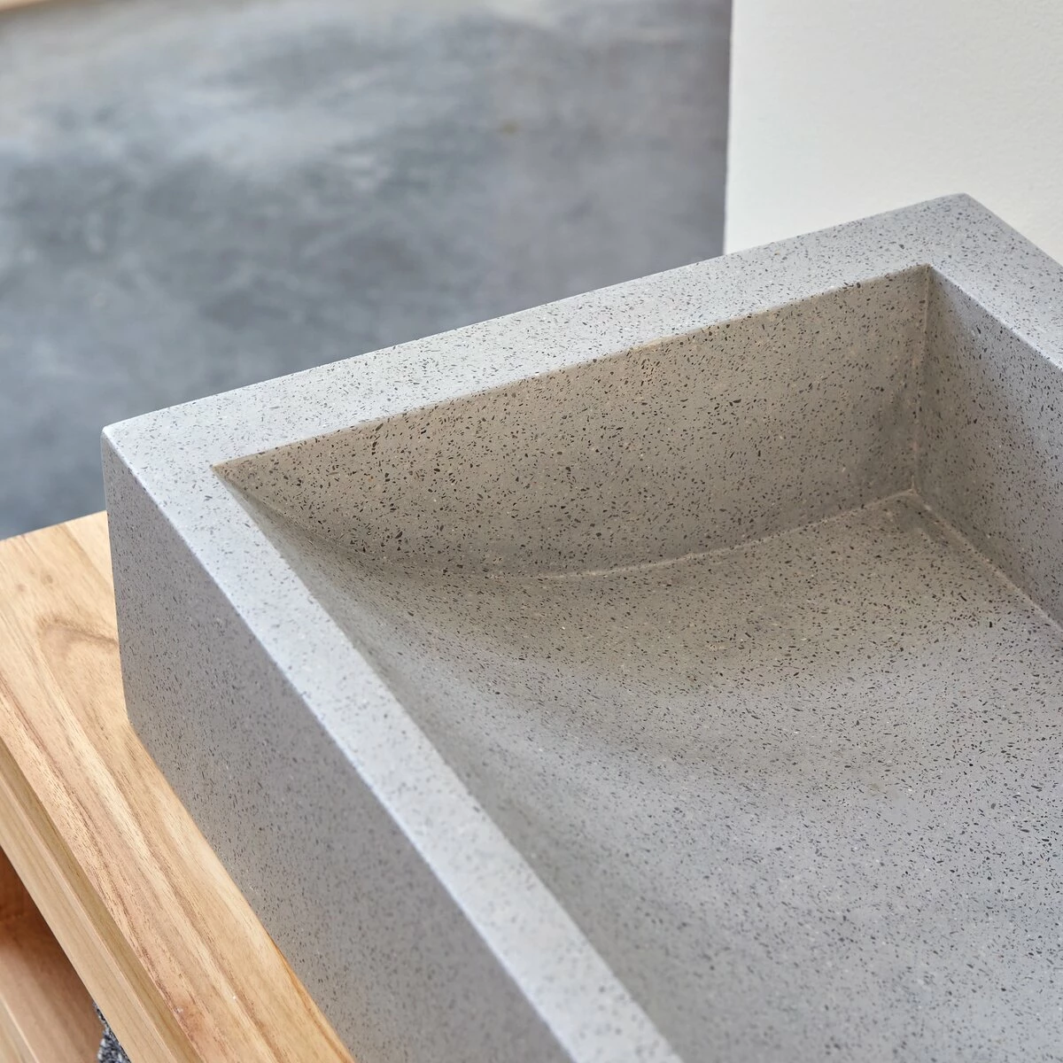 Pegase Grey Terrazzo Washbasin Ref. 2237 4 Pegase Grey Terrazzo Washbasin Ref. 2237 - Image 2