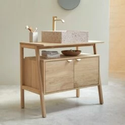 Pola Solid Oak Vanity Unit 90 Cm Ref. 3685 -TIKAMOON Sales 1200 1200 pola solid oak vanity unit 90 cm 3