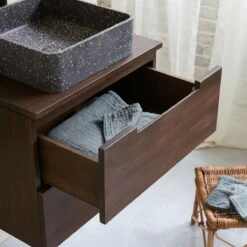 Romeo Solid Teak Vanity Unit 60 Cm Ref. 3426 -TIKAMOON Sales 1200 1200 romeo solid teak vanity unit 60 cm 2